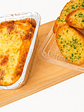 Lasagna bolognesa de carne personal + pan al ajo x 3 unds - Miniatura 2