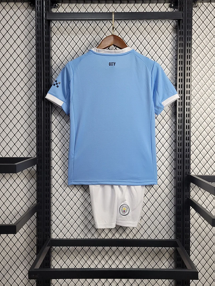 Manchester City Equipamento Criança 2025-2026 8