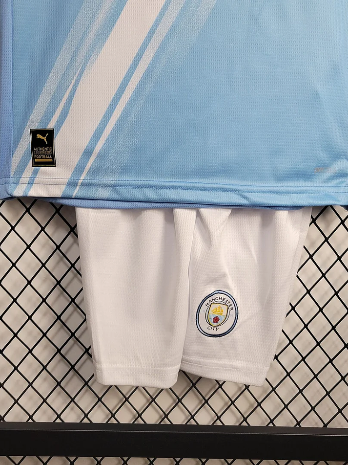 Manchester City Equipamento Criança 2025-2026 5