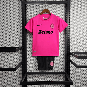 Sporting Lisboa Equipamento Criança Outubro Rosa 2024-2025