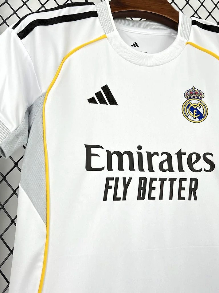 Real Madrid Principal Equipamento Criança 2025/2026 4