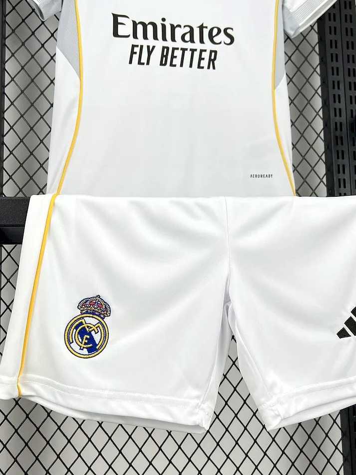 Real Madrid Principal Equipamento Criança 2025/2026 5