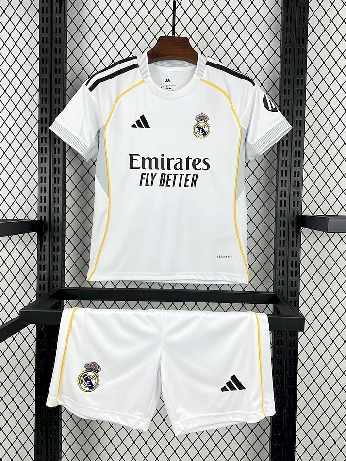 Real Madrid Principal Equipamento Criança 2025/2026 1