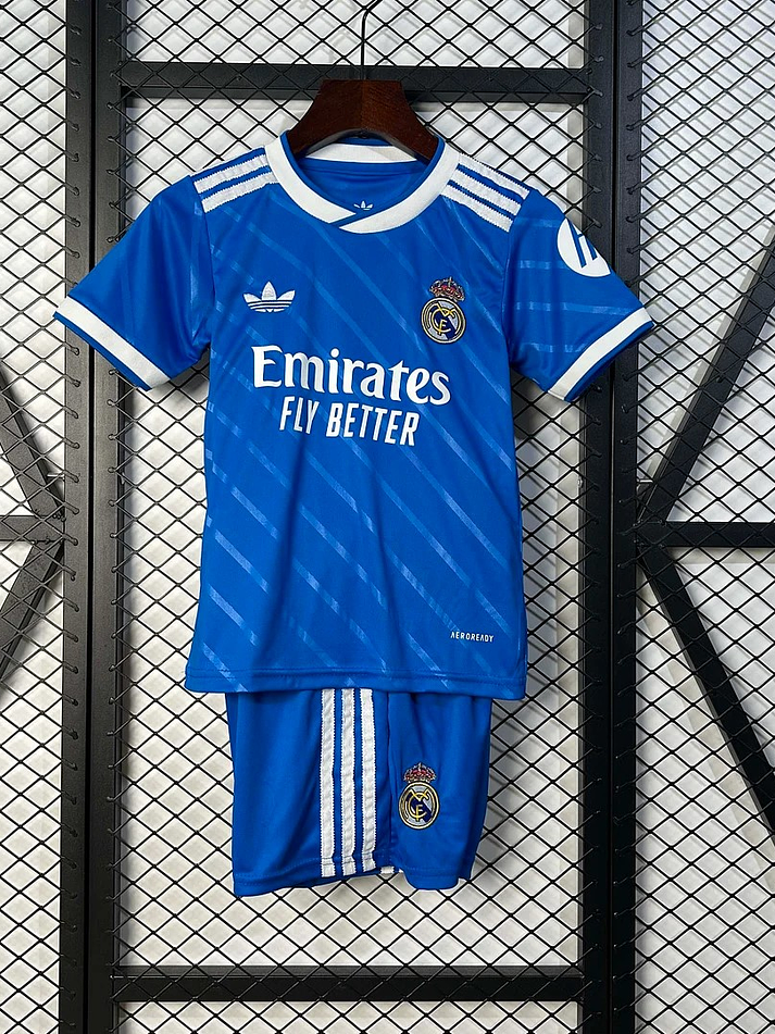 Real Madrid Terceiro Equipamento Criança 2025/2026 1