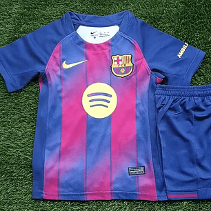 Barcelona Equipamento Principal Criança 2025/2026
