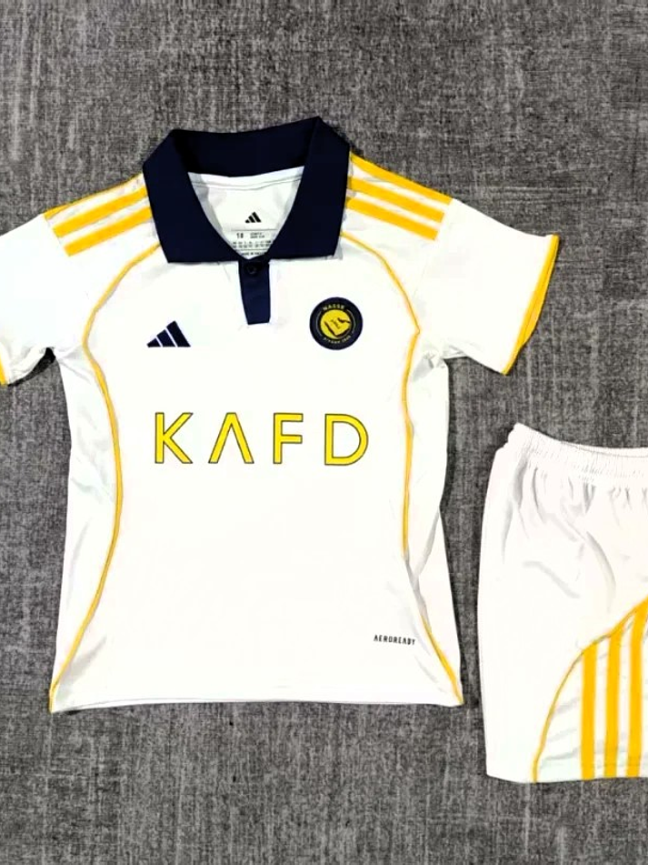 Al-Nassr Segundo Equipamento Criança 2025/2026  1