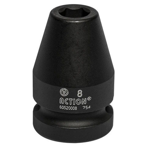 DADO IMPACTO []1/2" DE  8 MM.  (60520008)