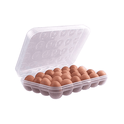 Huevera Organizador Huevos Refrigerador 24 Huevos Tapa