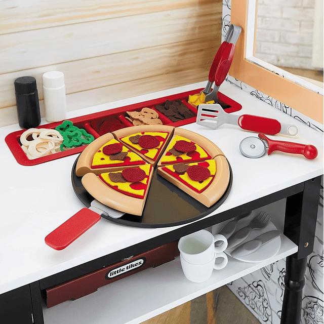 Pizzería con luces y sonidos Little Tikes