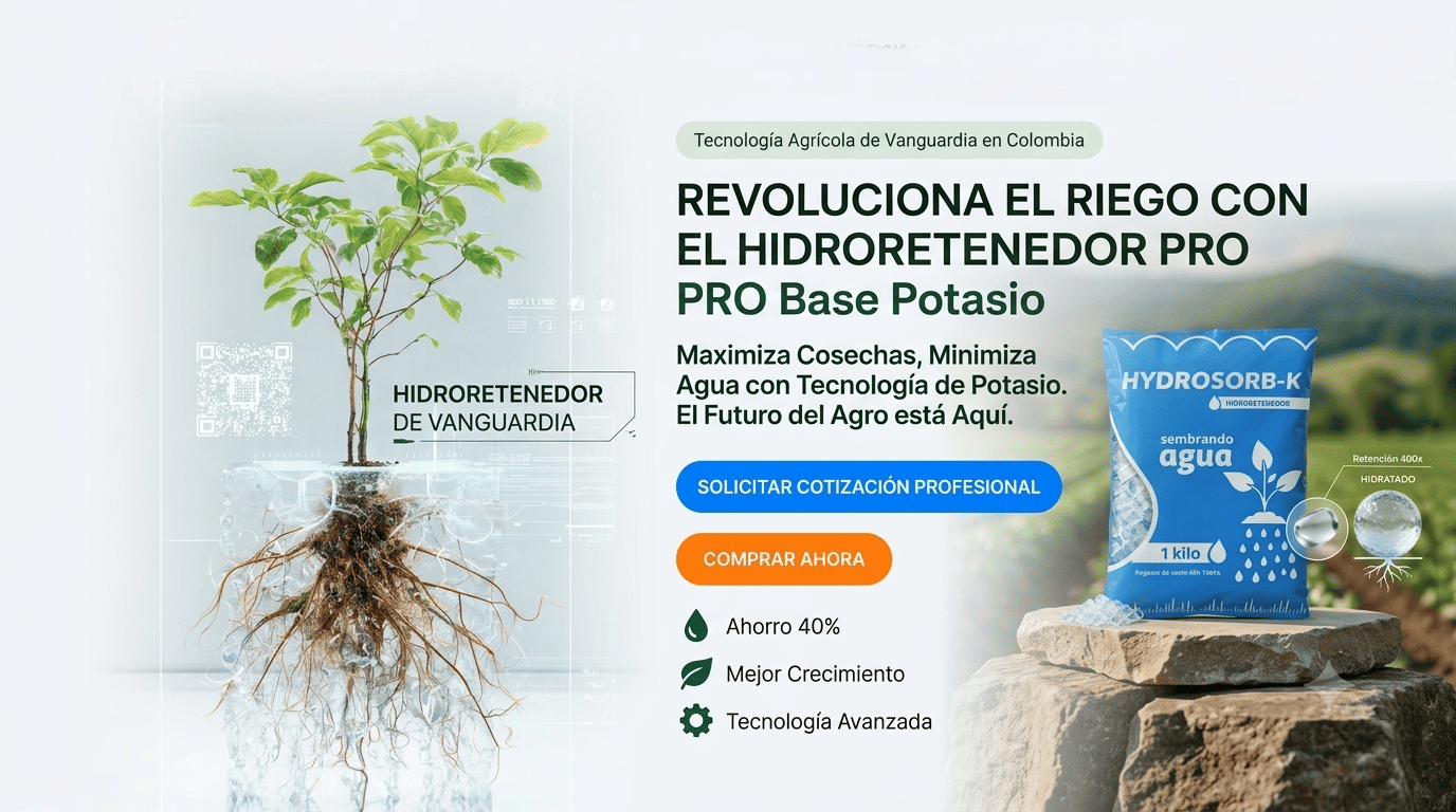 Revoluciona el Riego con el Hidroretenedor PRO Base Potasio