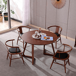 Comedor Circular 4 Sillas Hal