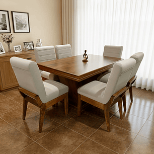 Juego de Comedor  Paulus - 6 sillas  