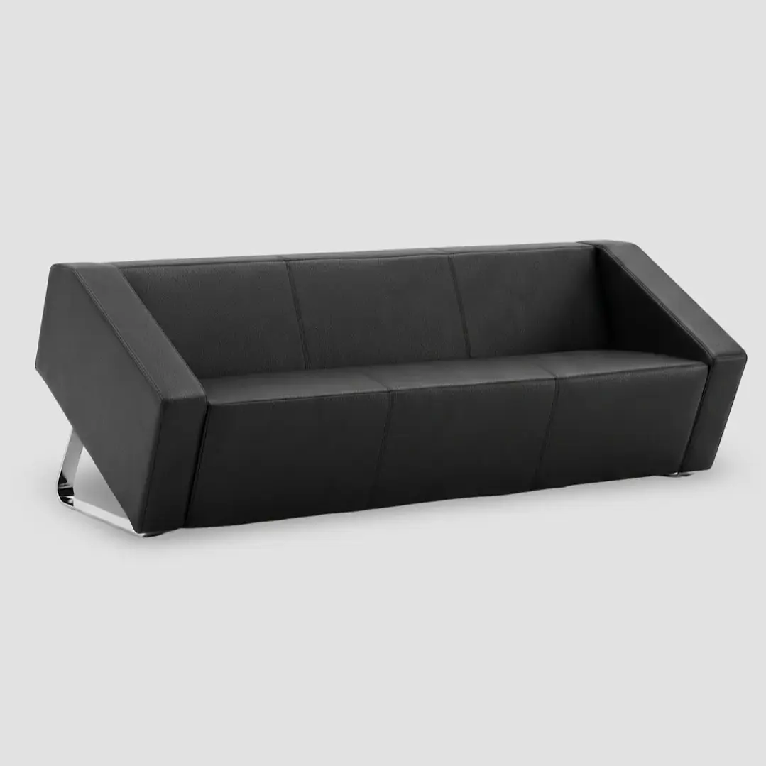 Sofá Corporativo Cohe - Diseño Geométrico y Patas de Acero 2