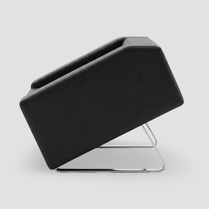 Sofá Corporativo Cohe - Diseño Geométrico y Patas de Acero 4