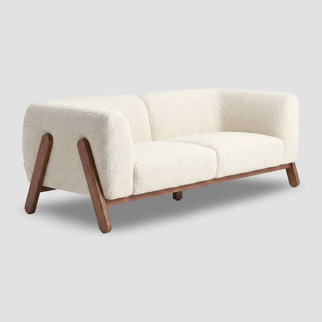 Sofá Geo Bouclé Beige 3