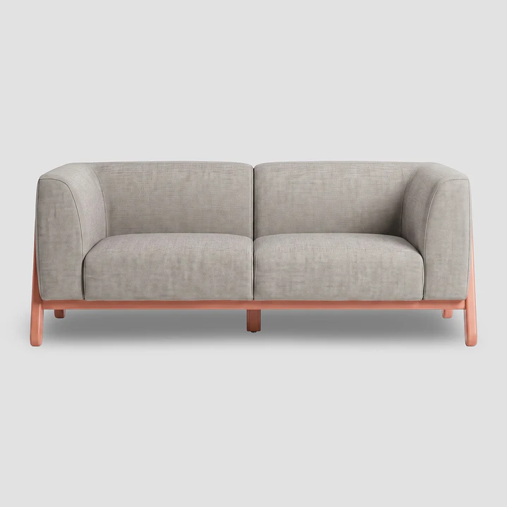 Sofá Geo Bouclé Beige 6