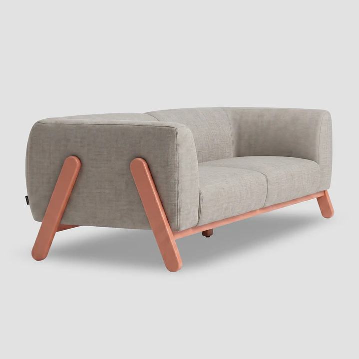 Sofá Geo Bouclé Beige 7