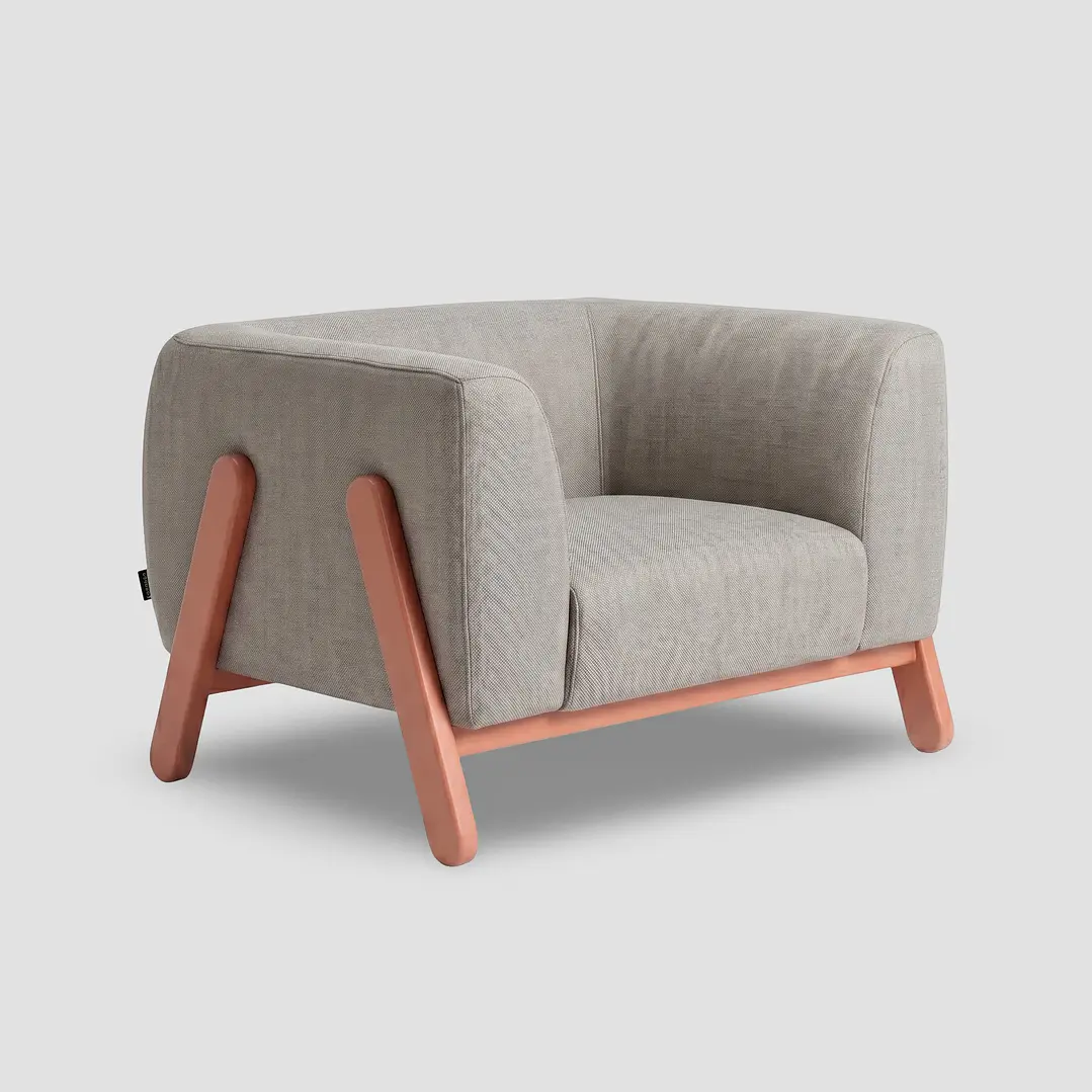 Sofá Geo Bouclé Beige 9