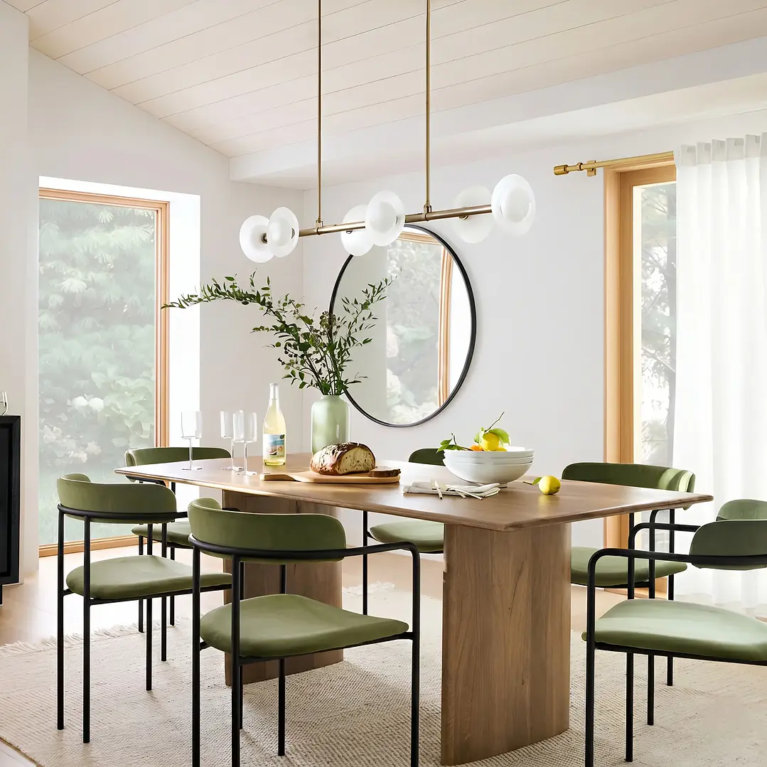 Juego de Comedor Truman de Madera Tornillo - 6 sillas 2