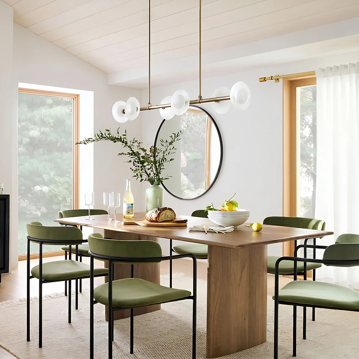 Juego de Comedor Truman de Madera Tornillo - 6 sillas 2