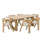 Juego de Comedor Manila en Madera Huayruro - 6 Sillas - Miniatura 3