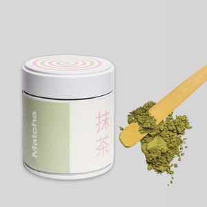 Šaukštelis su matcha milteliais