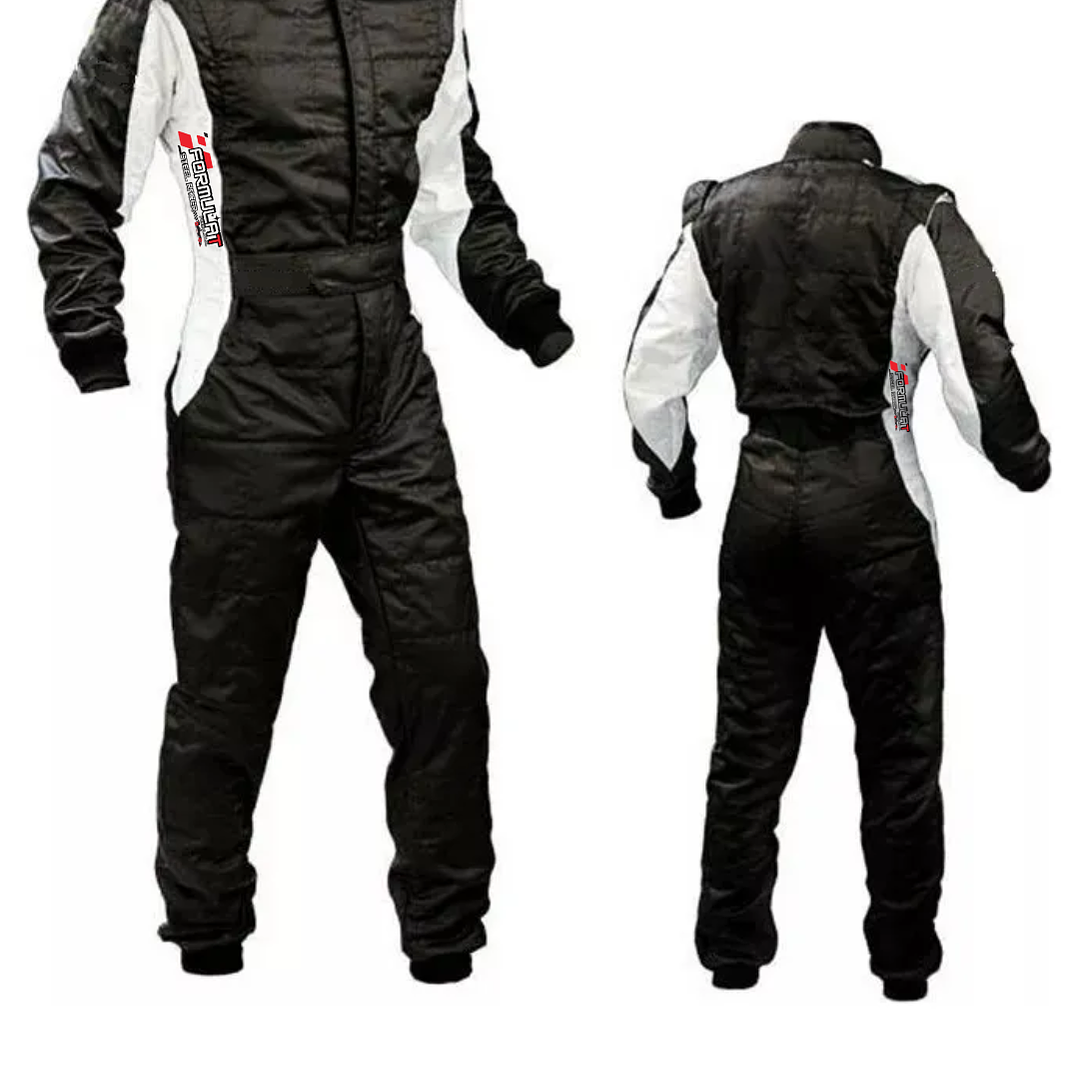 Traje mono negro Formulat 1