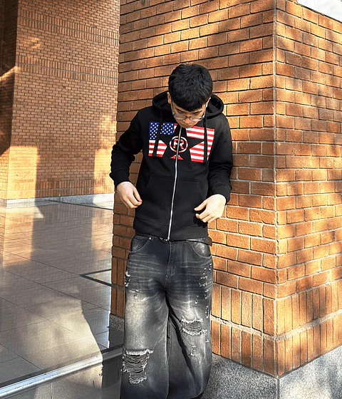 USA Zip Hoodie