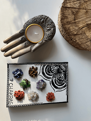 Quadro 7 Chakras 10x15cm