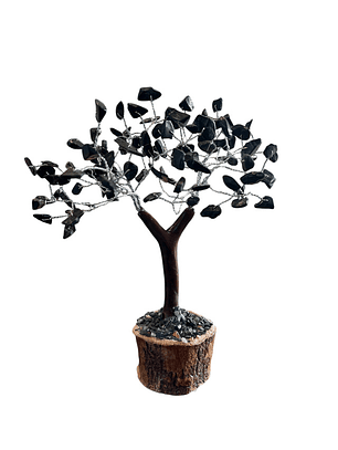 Árvore de Gemas - Turmalina Negra (100 pedras)