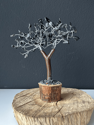 Árvore de Gemas - Turmalina Negra (100 pedras)