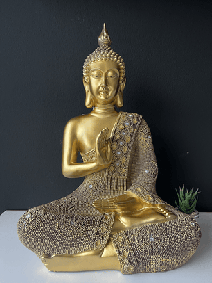 Buda Sentado 50cm - Estátua de Meditação