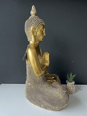 Buda Sentado 50cm - Estátua de Meditação