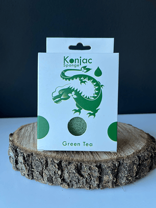 Esponja Konjac - Chá Verde