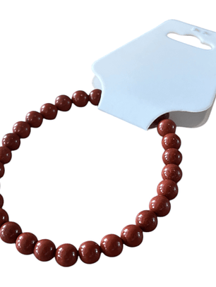 Pulseira Jaspe Vermelho - 6mm
