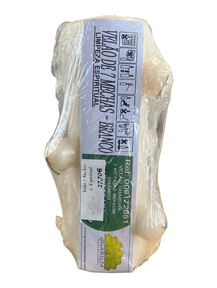 Vela de 7 Mechas Branca - Limpeza Espiritual