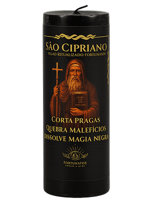 Velão Ritualizado de São Cipriano com Crucifixo – Fortunato’s