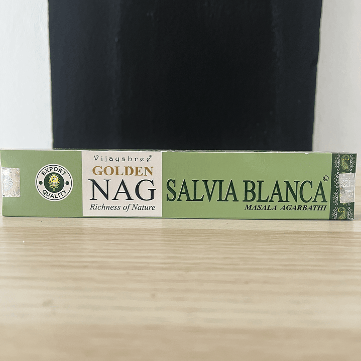 Incenso Golden Nag White Sage – Limpeza Energética - 15g 1
