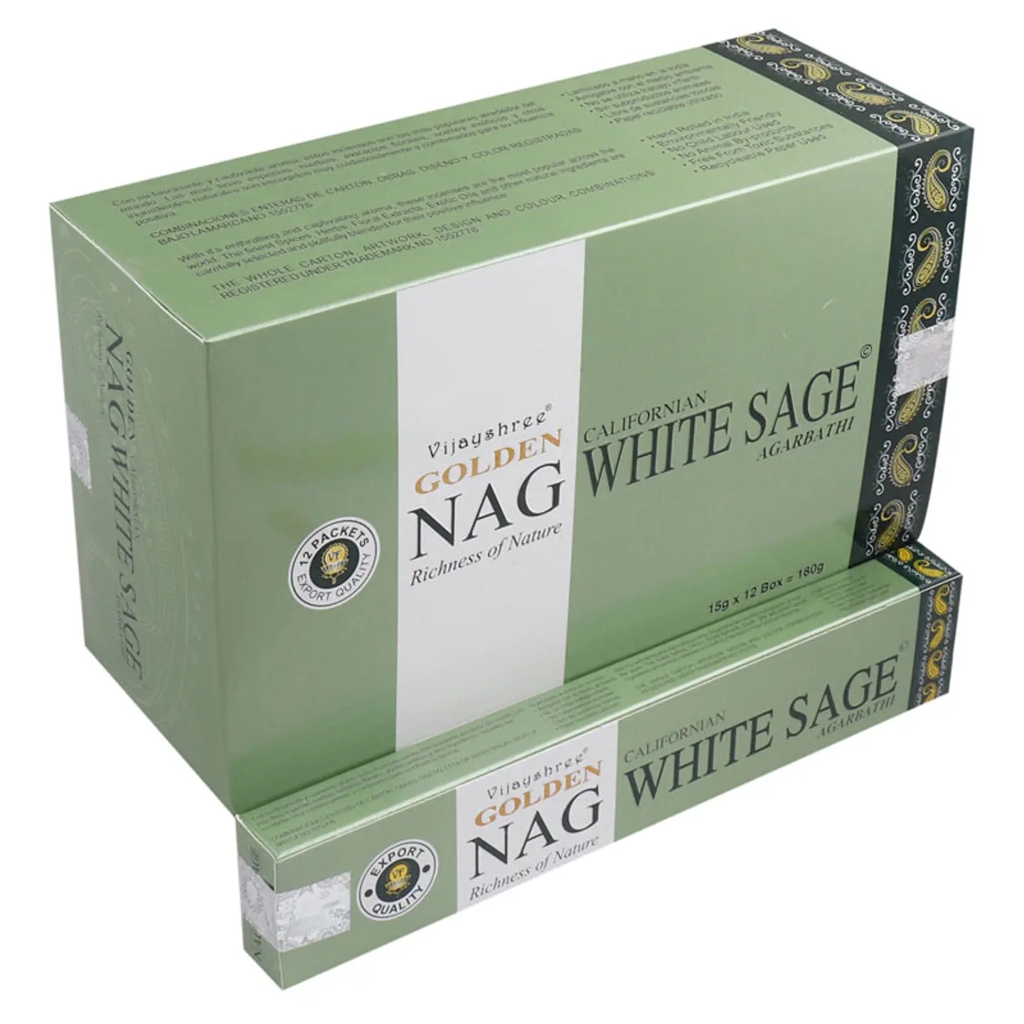 Incenso Golden Nag — Salvia Blanca 1