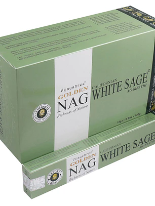 Incenso Golden Nag — Salvia Blanca