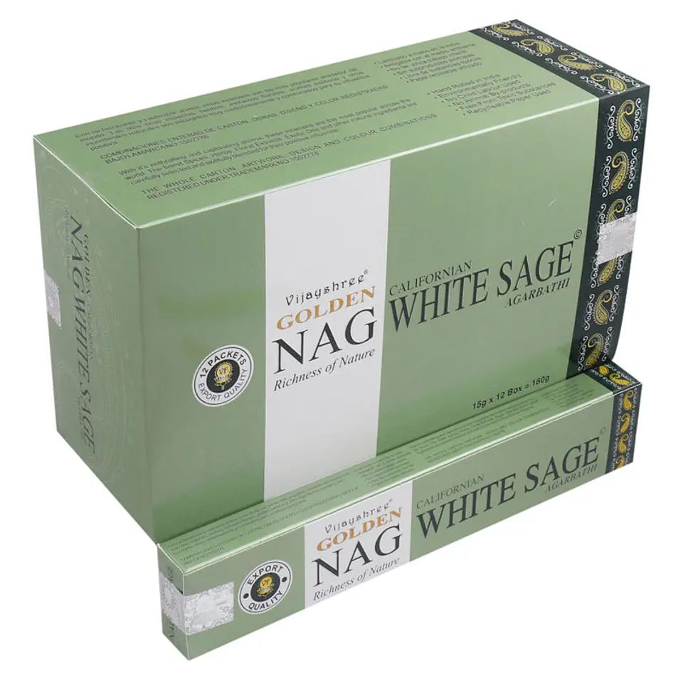 Incenso Golden Nag — Salvia Blanca 1