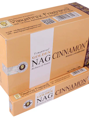 Incenso Golden Nag — Cinnamon