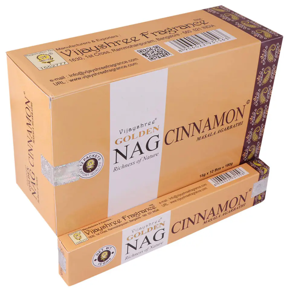 Incenso Golden Nag — Cinnamon (Canela) 1