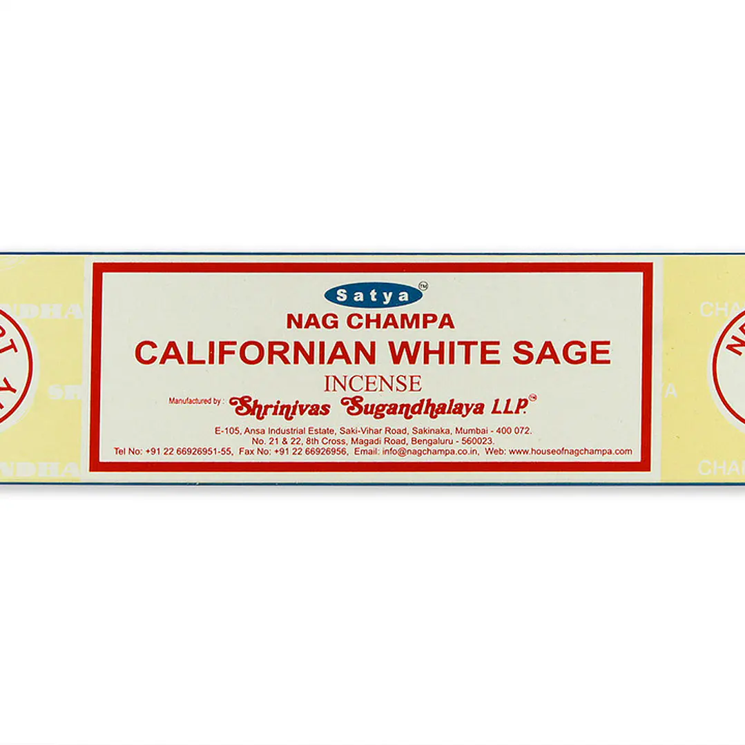Incenso Satya — California White Sage 1