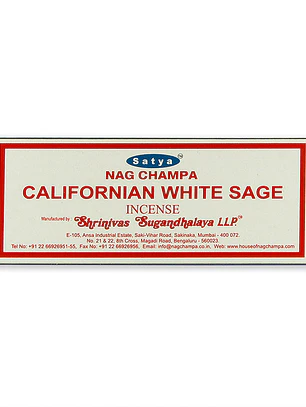 Incenso Satya — California White Sage
