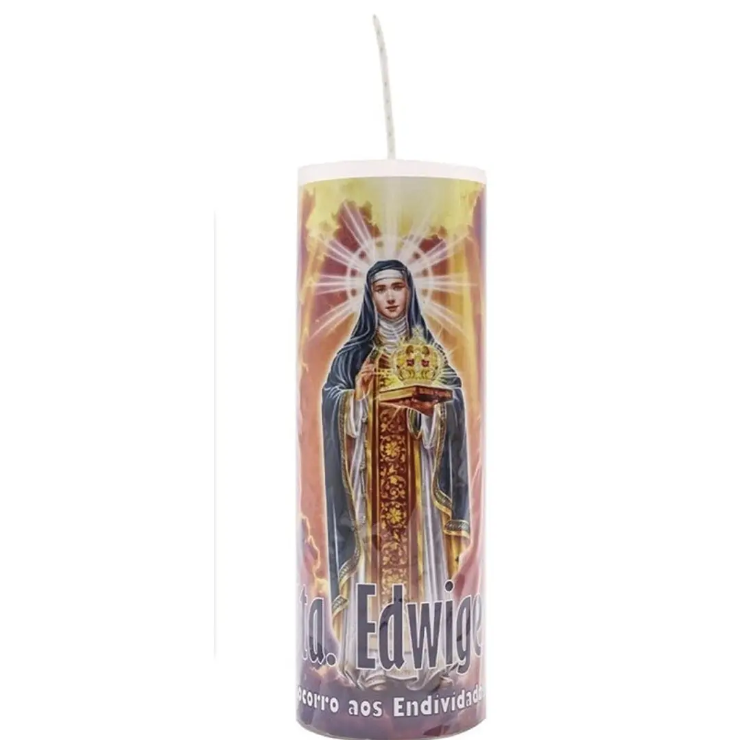 Vela devocional — Santa Edwiges 1