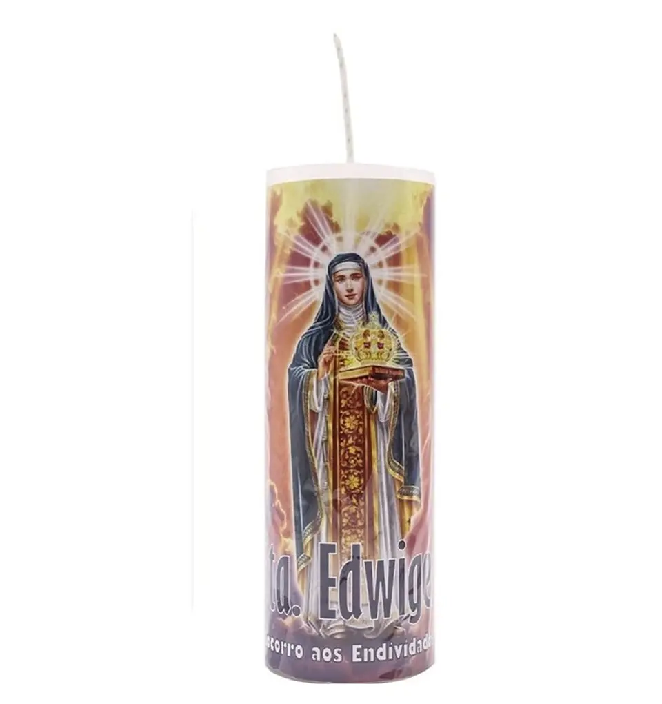 Vela devocional — Santa Edwiges 1