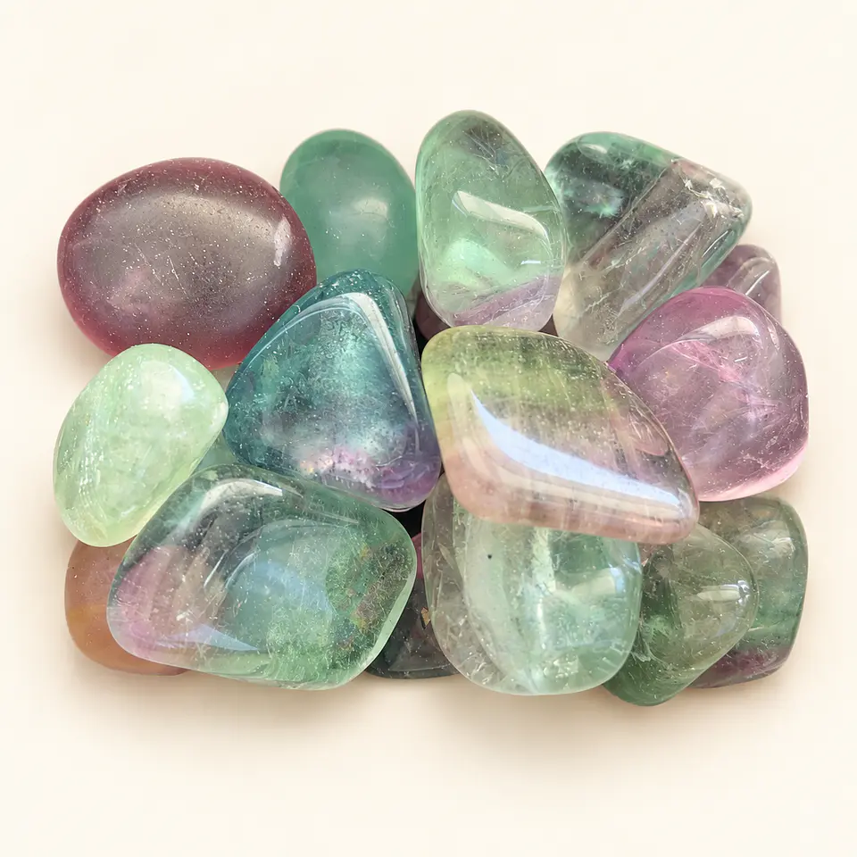 Fluorite rolada — 2–3 cm 1