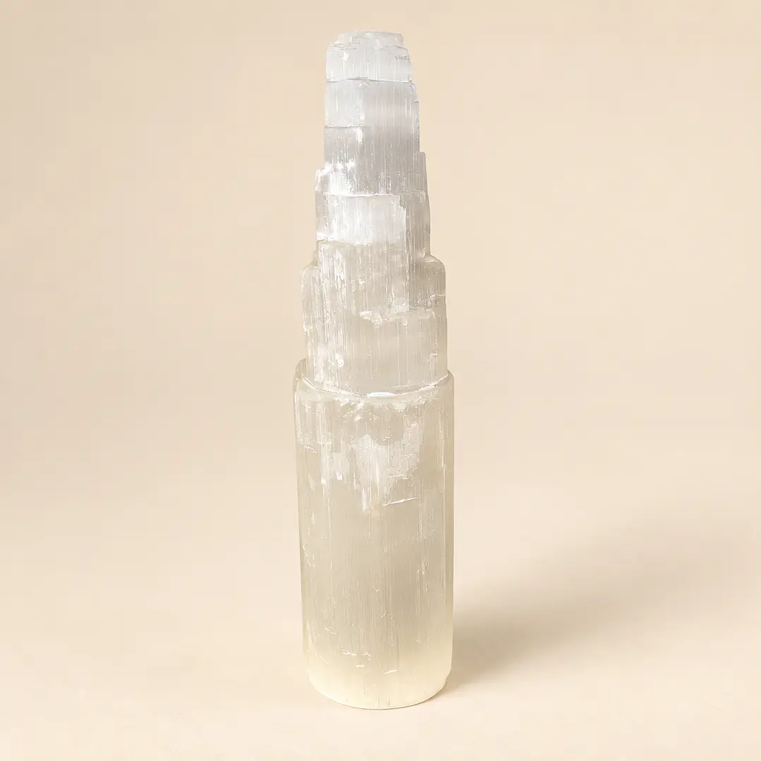 Torre de selenite — 20 cm 1