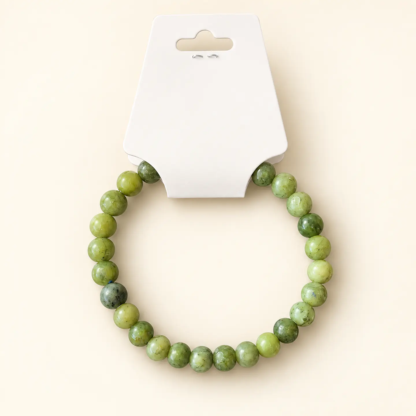Pulseira de jade verde — 6 mm 1